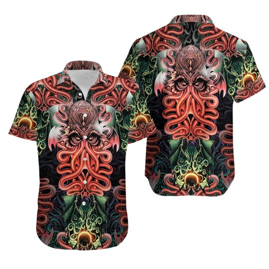 Discover Call of Cthulhu Hawaiian Shirt