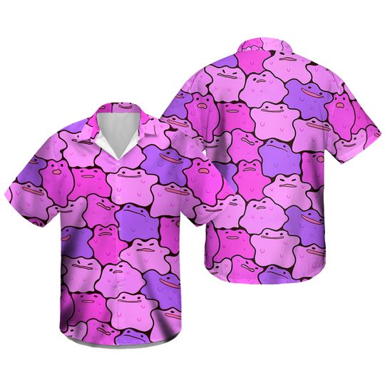 Discover Ditto PKM Hawaiian Shirt
