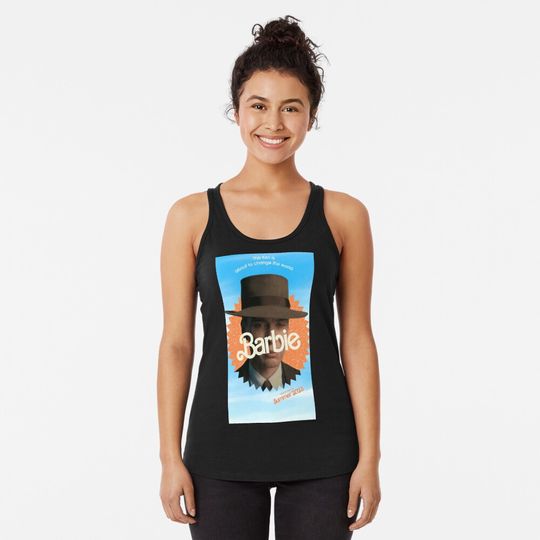 Discover Barbie Oppenheimer Racerback Tank Top