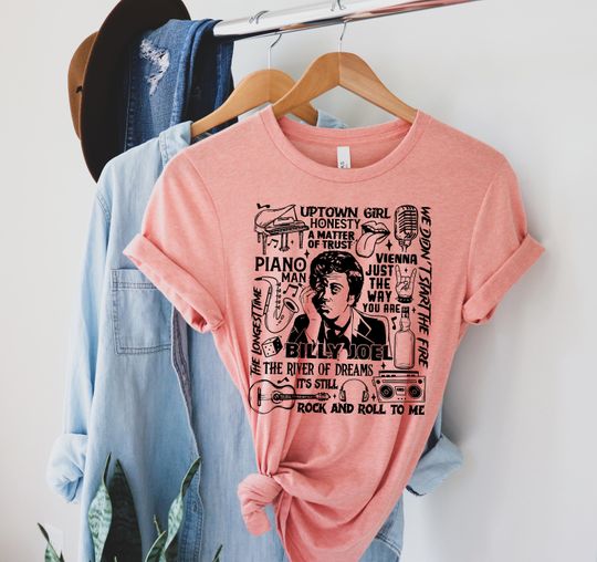 Discover Billy Joel Pop Rock Shirt - Music Merchandise