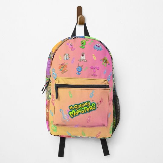 Discover Gradient pink and yellow backpack. MY SINGING MONSTERS, Cute School Backpack