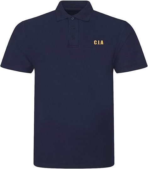 Discover Cijia-Cijia Polo for CIA Central Intelligence Agency Embroidered Polo Shirt Embroidery Mens Shirts