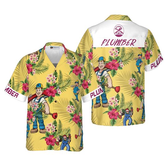 Discover Plumber Summer Shirt / Plumber Hawaiian Shirt