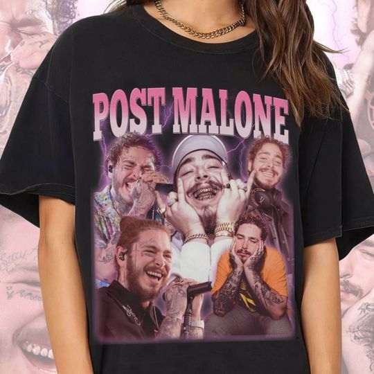 Discover Vintage Bootleg Post Malone T-Shirt