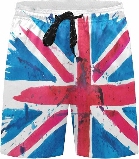 Discover Union Jack Flag of The UK Boardshort