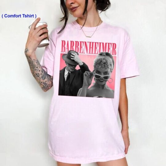 Discover Barbenheimer T Shirt, Barbie Movie Shirt, Oppenheimer Movie 2023 Shirt