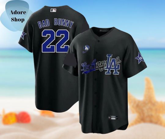 Discover Bad Bunny Baseball Jersey, Personalized Team Jersey for Men Baseball Jersey