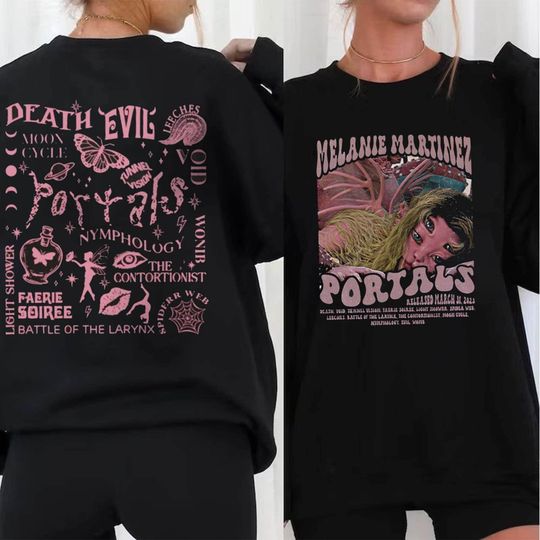 Discover Vintage Melanie Tour Shirt, Portals Tour 2023 Shirt