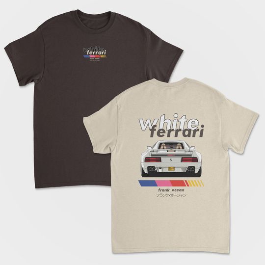 Discover Frank Ocean Blond White Ferrar T Shirt