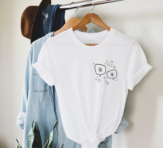 Discover Heartstopper merch , Hi hi shirt , word bubble shirt