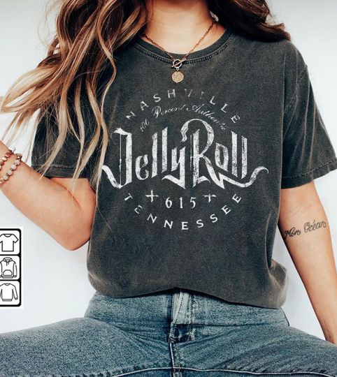 Discover Jelly Comfort Color Shirt, Jelly Roll Nashville Shirt