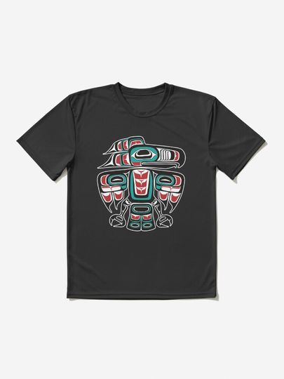Discover Haida Tlingit Native Raven Totem | Active T-Shirt