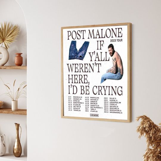 Discover Post Malone America Tour 2023 Poster
