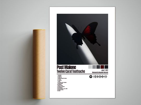 Discover Post Malone Twelve Carat Toothache Poster