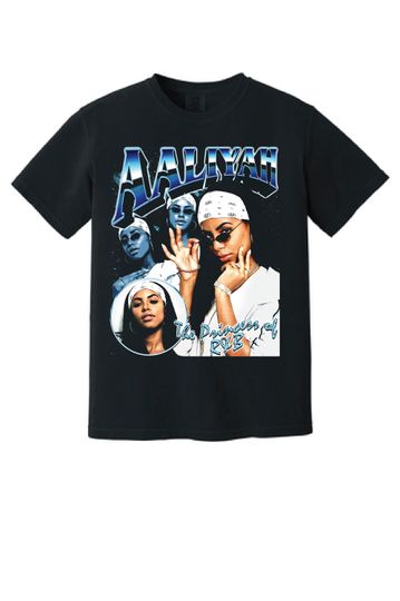 Discover Aaliyah 90's Vintage Style Bootleg T-shirt