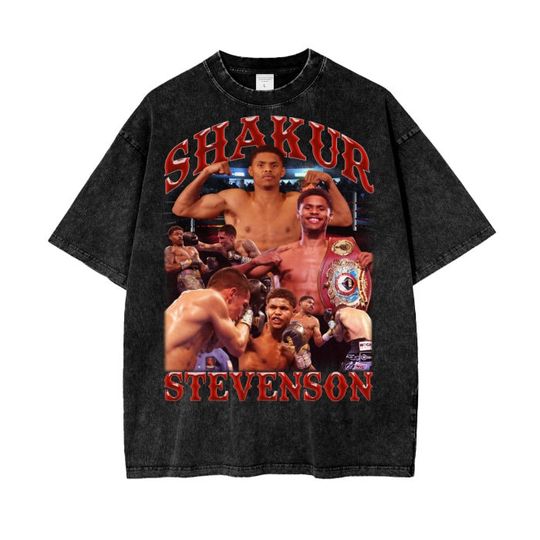 Discover Shakur Stevenson Snow Wash T-Shirt