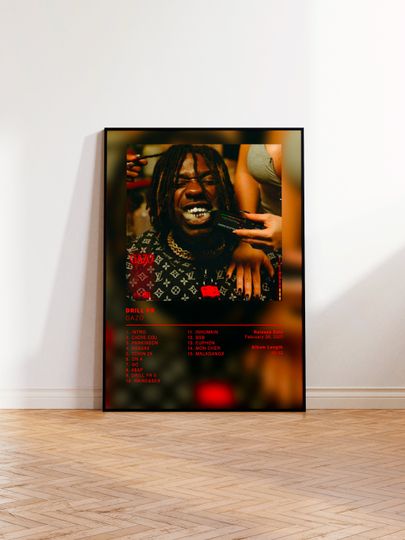 Discover Album Poster DRILL FR de Gazo Poster