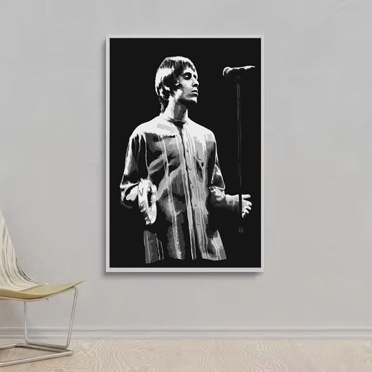 Discover Gifts For Men Male Liam Musician Gallagher Graphic For Fan Premium Matte Vertical Poster