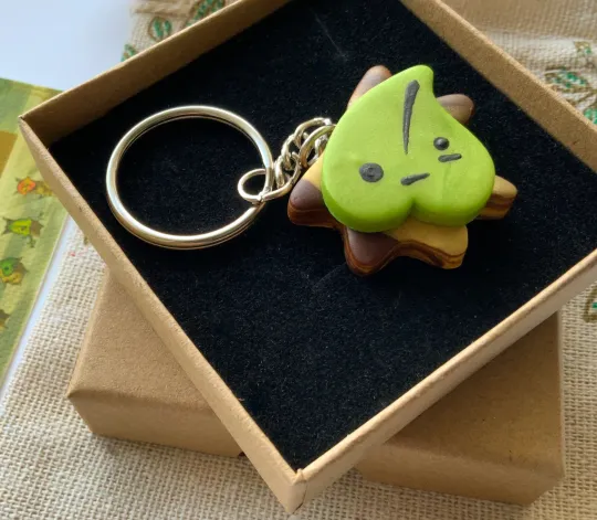 Discover Zelda Mini Korok Keychain