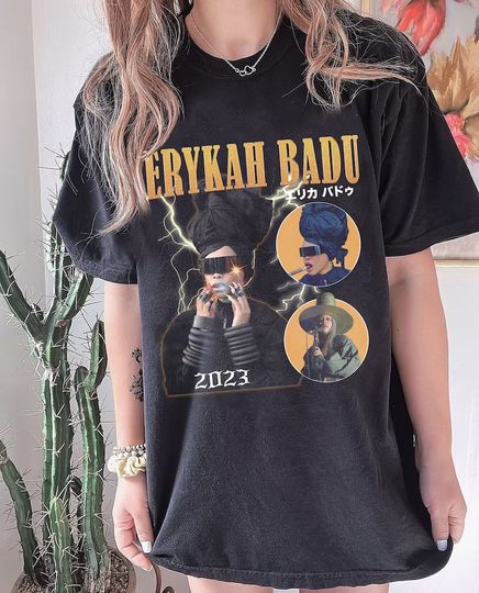 Discover Erykah Badu Japan Themed Shirt