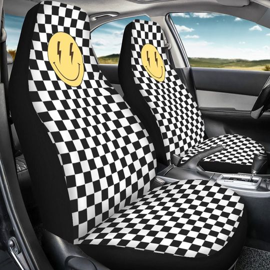 Discover White Checkered