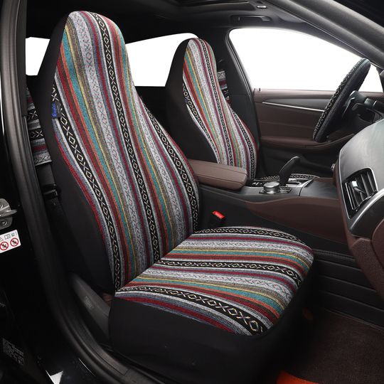 Discover Mexican Baja Saddle Blanket Car Seat Cover