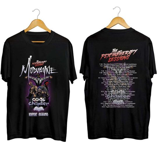 Discover Mudvayne Summer 2023 U.S. Tour With Coal Chamber GWAR Shirt