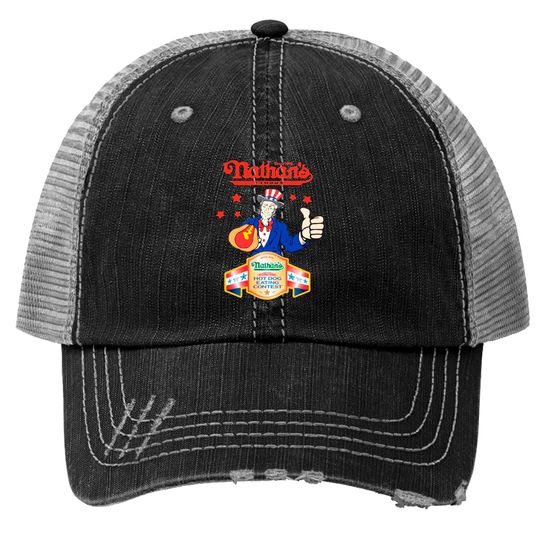Discover nathans hot dog  Classic Trucker Hats