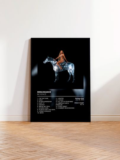 Discover Album Poster Renaissance de Beyonce, album cover