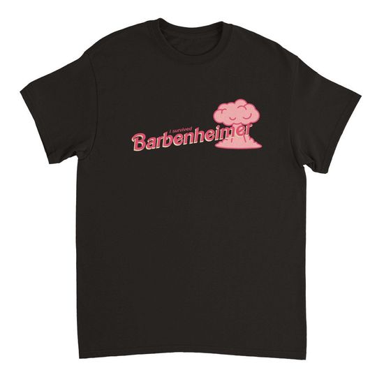 Discover Barbenheimer I Survived Shirt, Barbie Oppenheimer Movie, Barbie Shirt, Oppenheimer Movie 2023 Shirt