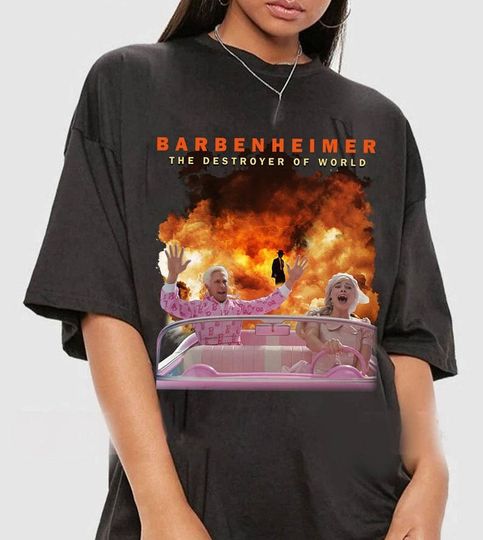 Discover Barbenheimer Shirt, Oppenheimer Movie 2023 Shirt, Baby Movie 2023 Shirt