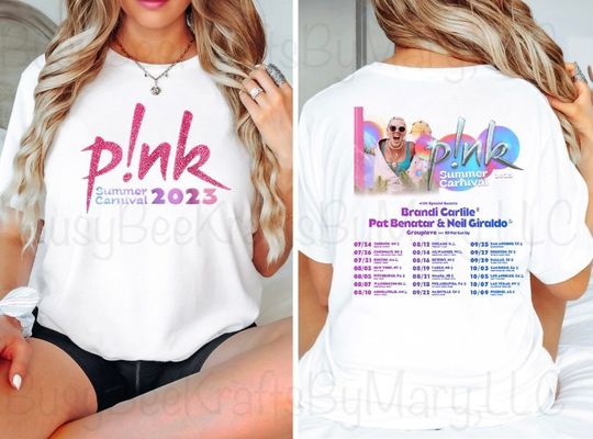 Discover Summer Carnival, Tour 2023, Pink, Concert TShirt