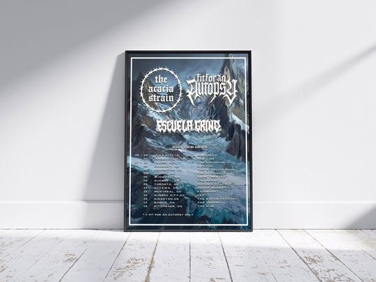Discover The Acacia Strain North American Tour Poster