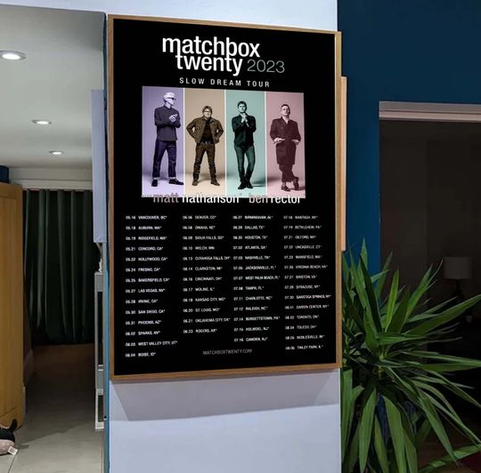 Discover Matchbox Twenty Tour 2022 2023 Poster