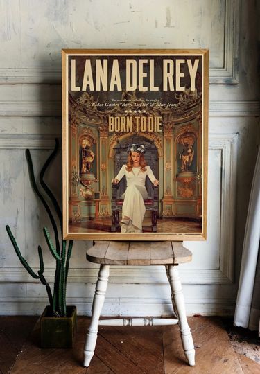 Discover Lana Del Rey Poster- Ultraviolence Poster- Born To Die Poster