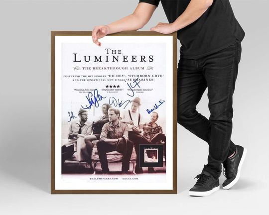 Discover The Lumineers Signatures Poster, The Lumineers Poster