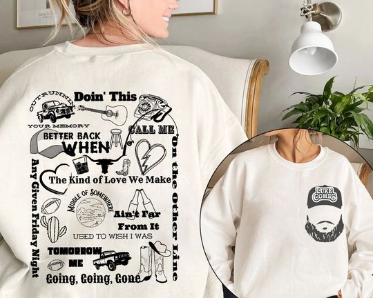 Discover Lukee Comb Bullhead Concert Shirt - Country Music Tee