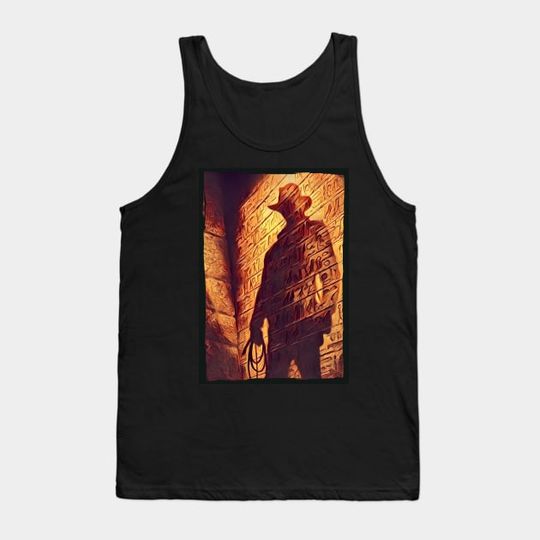 Discover The Man in the Hat - Indy - Indiana Jones - Tank Top