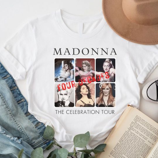 Discover Madonna Shirts, The Celebration Tour Tees