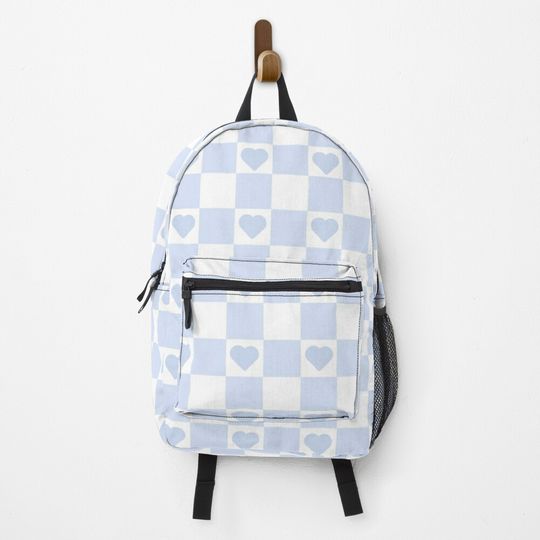 Discover Aesthetics cute pastel blue heart Backpack