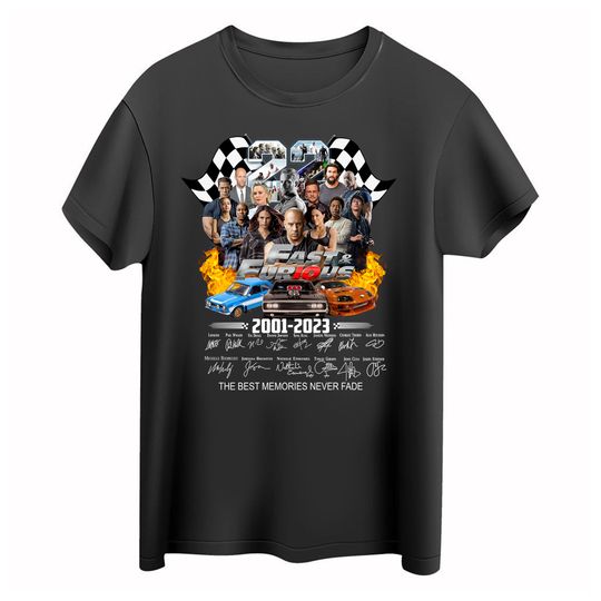 Discover Fast And Furious Shirt, 22 Years Of The Fast And Furious Shirt