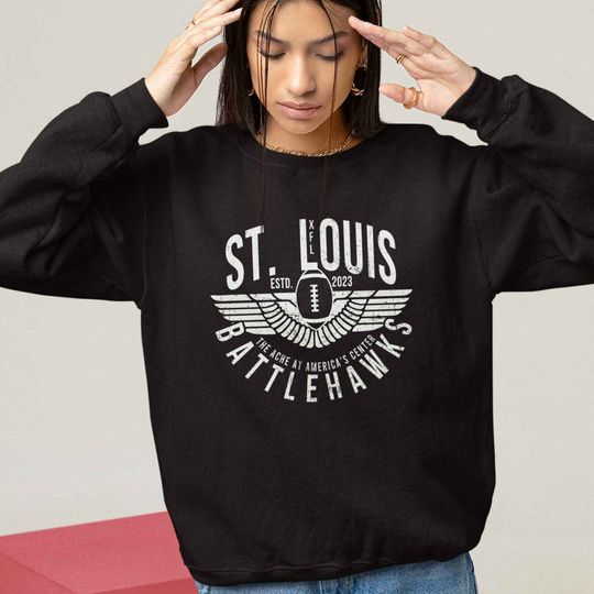 Discover XFL Sweatshirt - St. Louis Battlehawks Sweatshirt