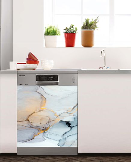 Discover Marble Texture Dishwasher Decal