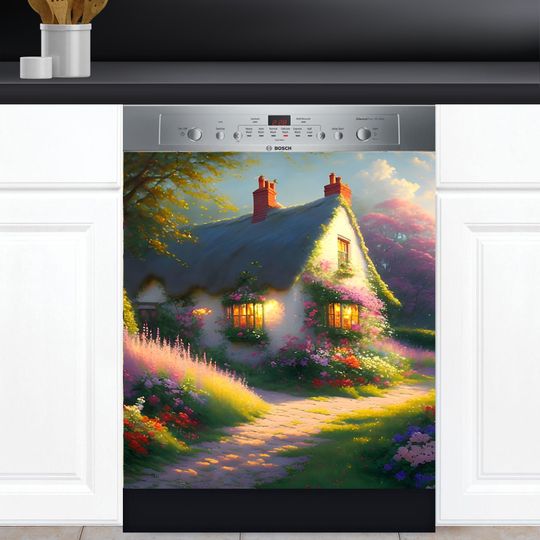 Discover Vintage Pattern Dishwasher Cover
