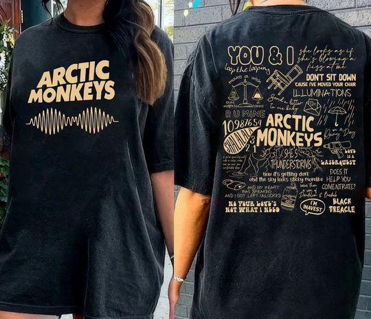 Discover Vintage Arctic Monkeys Shirt, Artic monkey tour 2023 Shirt, AM T-Shirt