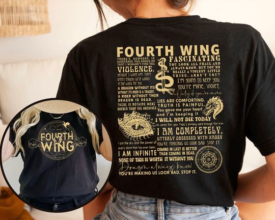 Discover Vintage Fourth Wing Rebecca Yarros Violet Sorrengail Shirt