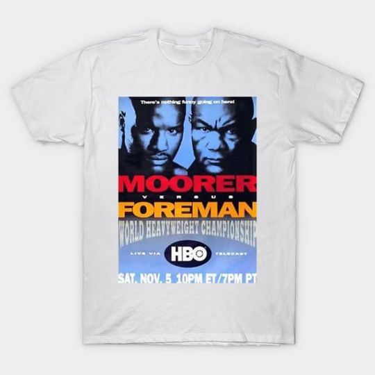 Discover Michael Moorer v George Foreman - Michael Moorer V George Foreman - T-Shirt