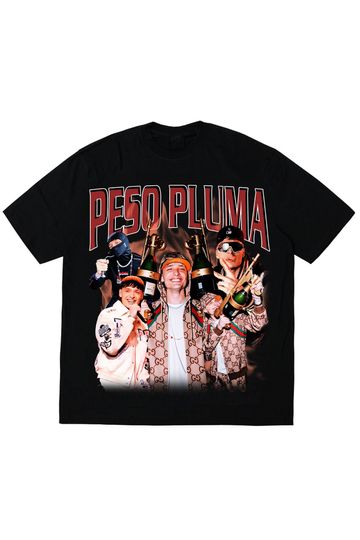 Discover G PESO Vintage T-Shirt - Peso Pluma Concerts Tee