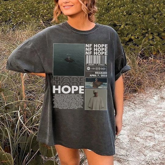 Discover Vintage NF Rapper T-Shirt, Hope Album Shirt