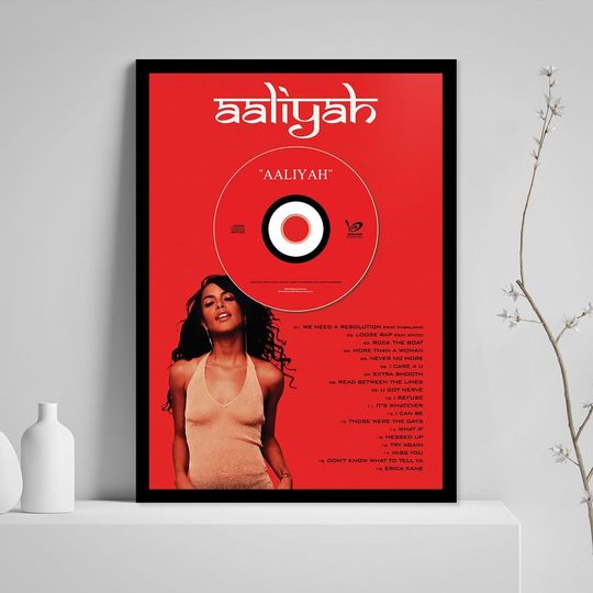 Discover Aaliyah 'Aaliyah' ALbum Poster, Aaliyah album cover Wall Art